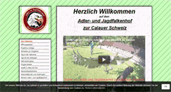 Desktop Screenshot of adlerundjagdfalkenhof.de